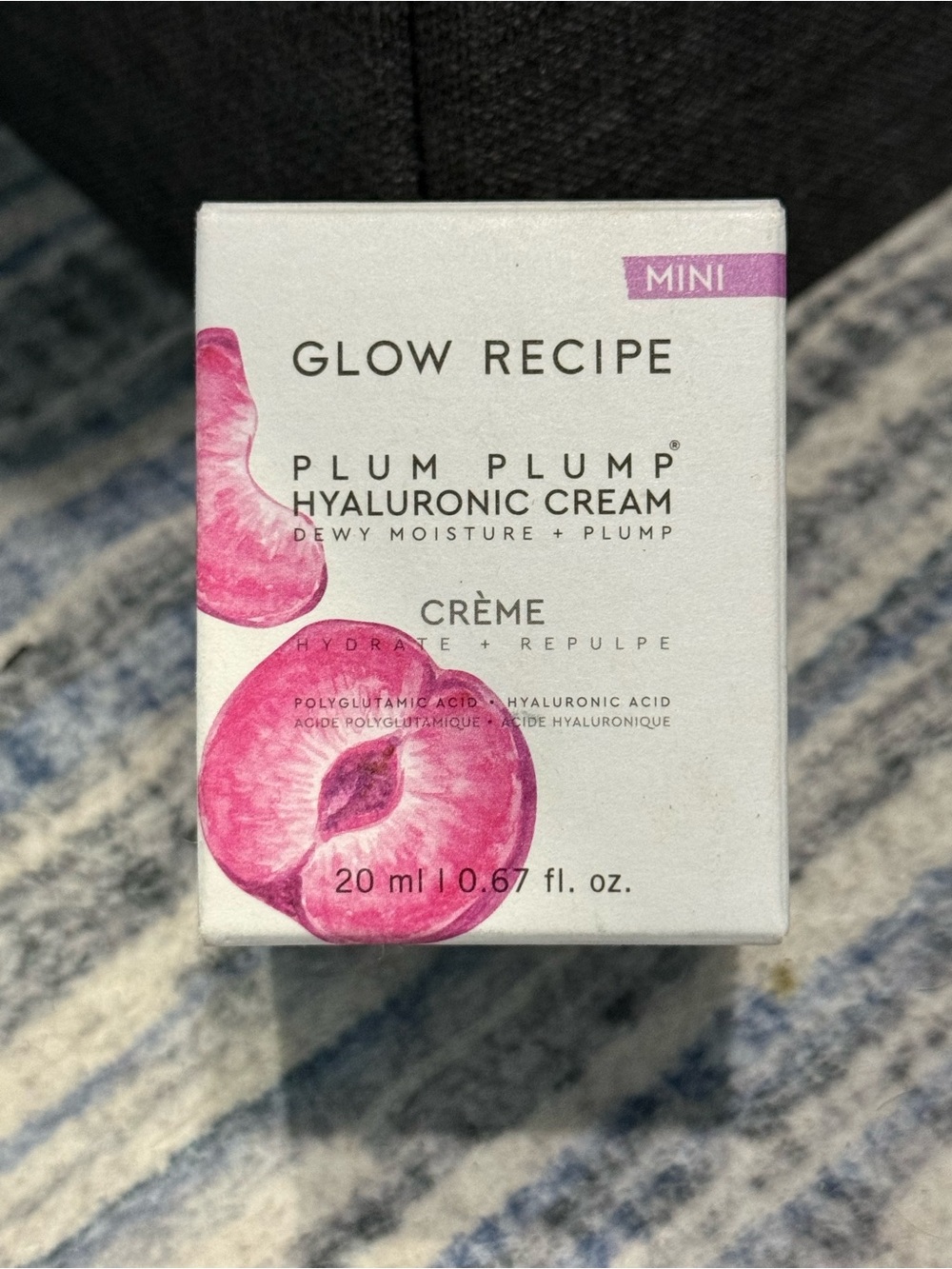 Glow Recipe Plum Plump Hyaluronic Cream - Pink Accents - MINI